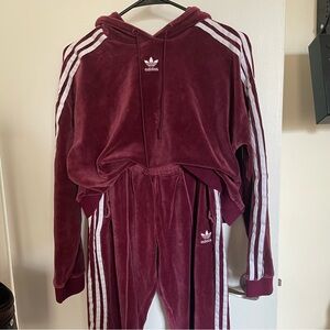 Adidas matching track suit can be bought separately or together